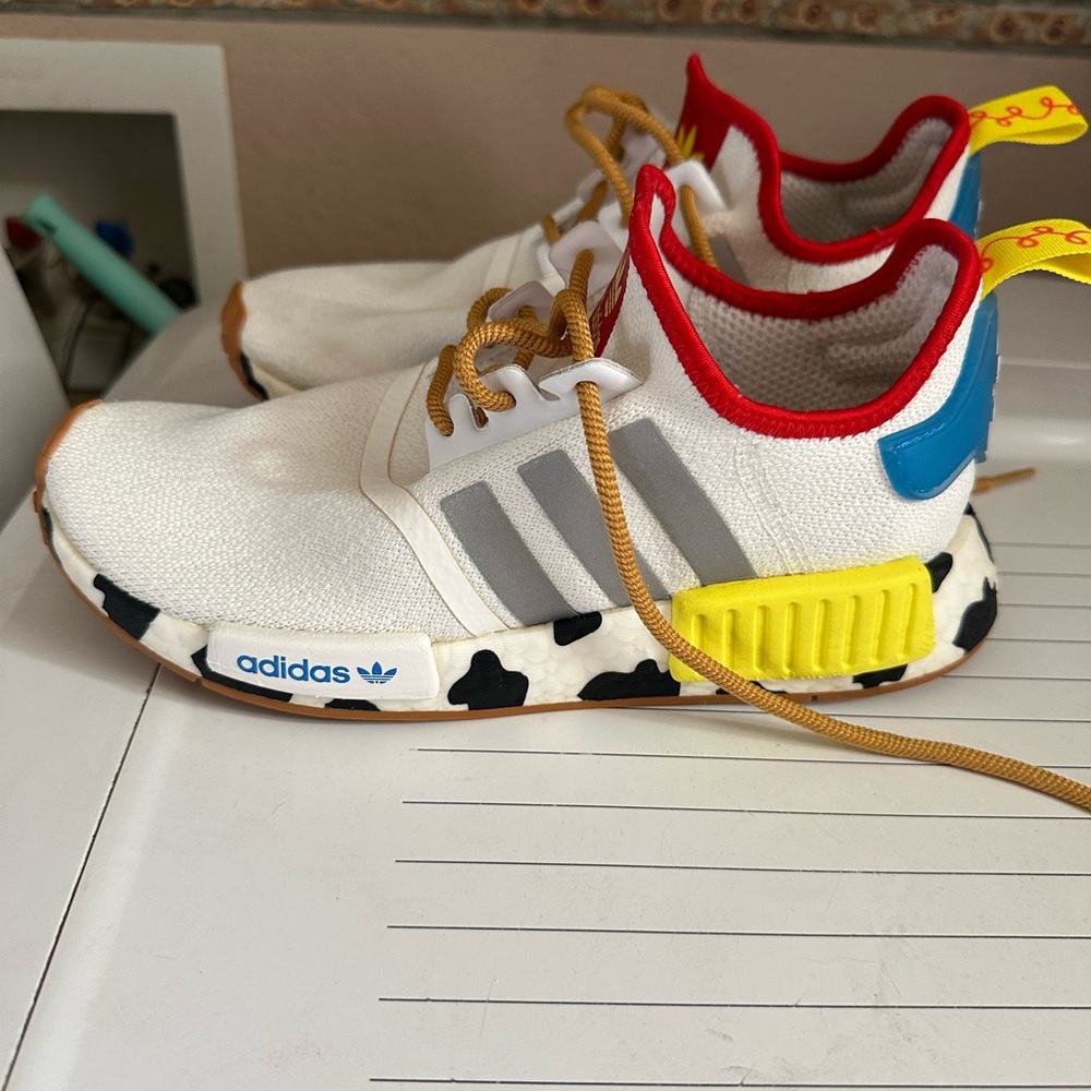 Adidas White and Gray Athletic Shoes Modern Design